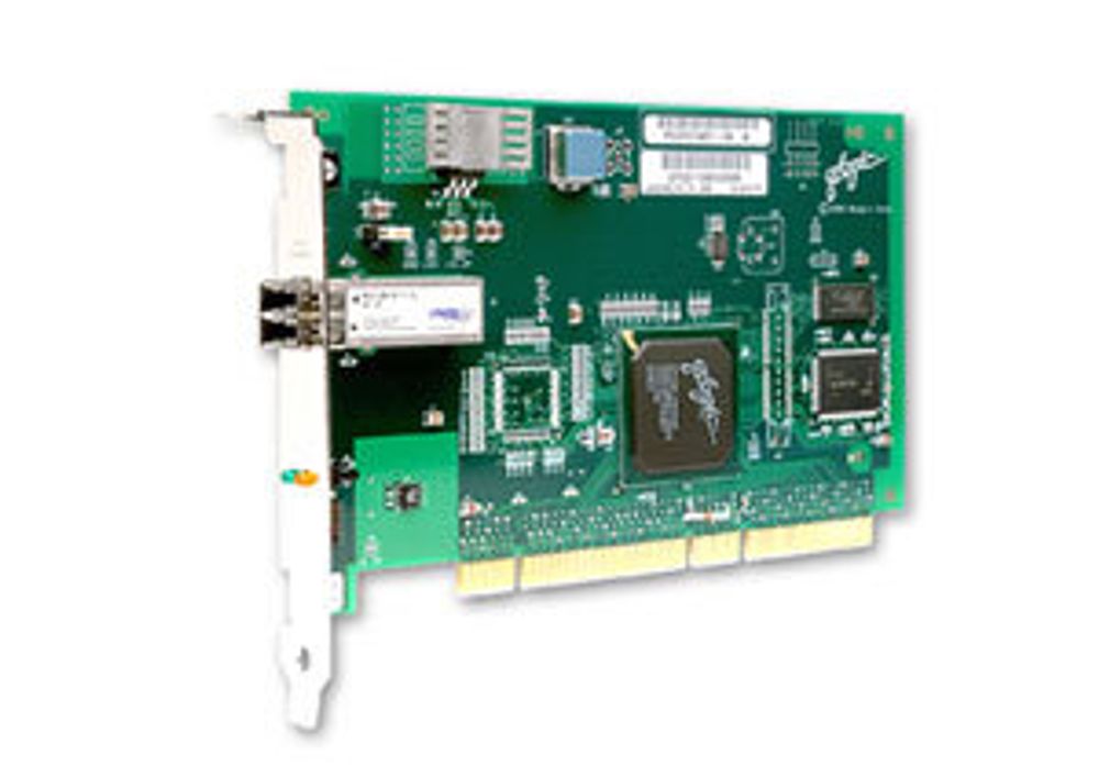 Контроллер QLogic 66Mhz PCI-X FC Adapter, Multimode Optic, full duplex, 64bit. QLA2310F