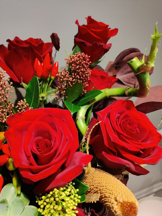 Композиция &quot;Красный шелк&quot;