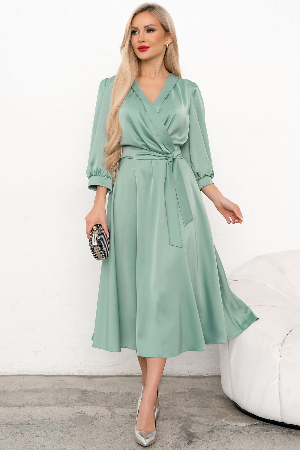 Платье Аскания (мята) Р11-1203/2 Nikol
