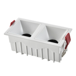 ST757.548.20 Св-к встр. Белый LED 2*10W 4000K 1400Lm Ra >90 60° IP20 L65xW126xH52 85-265V