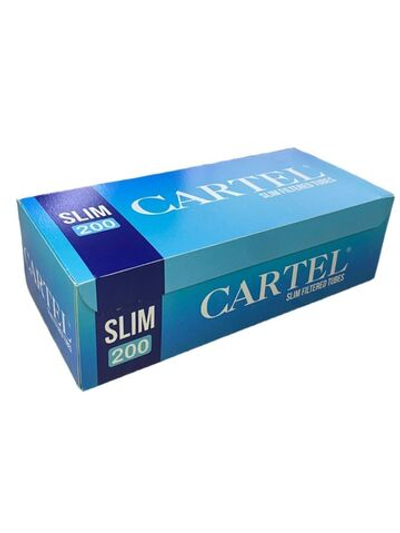 Гильзы для сигарет "Cartel" Slim Blue 200шт
