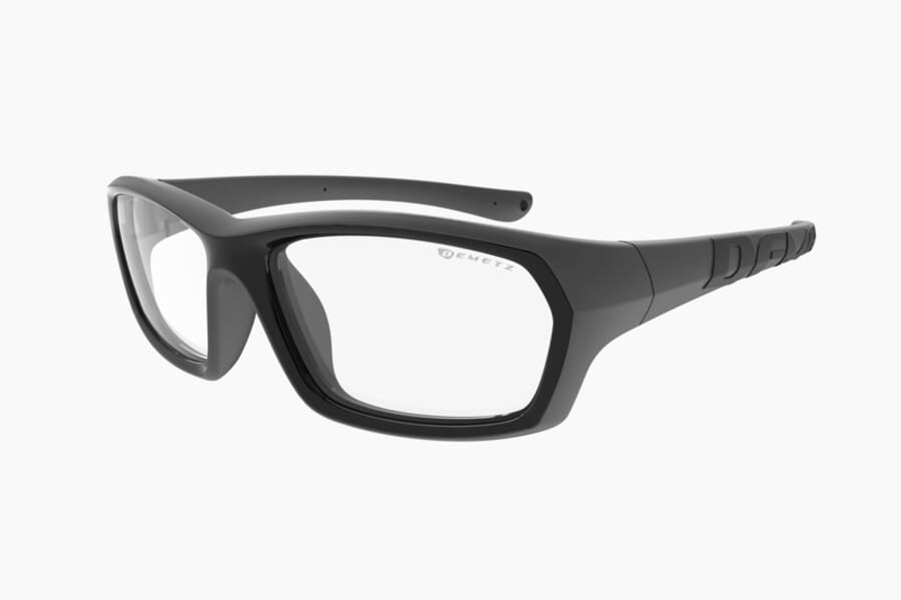Спортивные очки с диоптриями Demetz Softness R / Grey / Black Colorless Cat.0