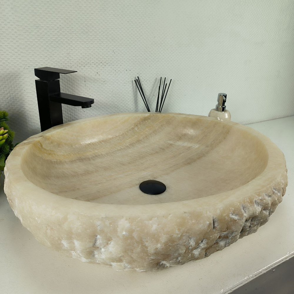 Раковина из оникса Erozy White EO-64413 62*52*16 0215