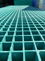 Решётка стеклопластиковая зеленая (3000х1000*38*38мм)