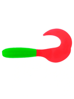 Твистер несъедобный Helios Credo 3,35"/8,5 см White & Green 100шт. (HS-11-016-N)