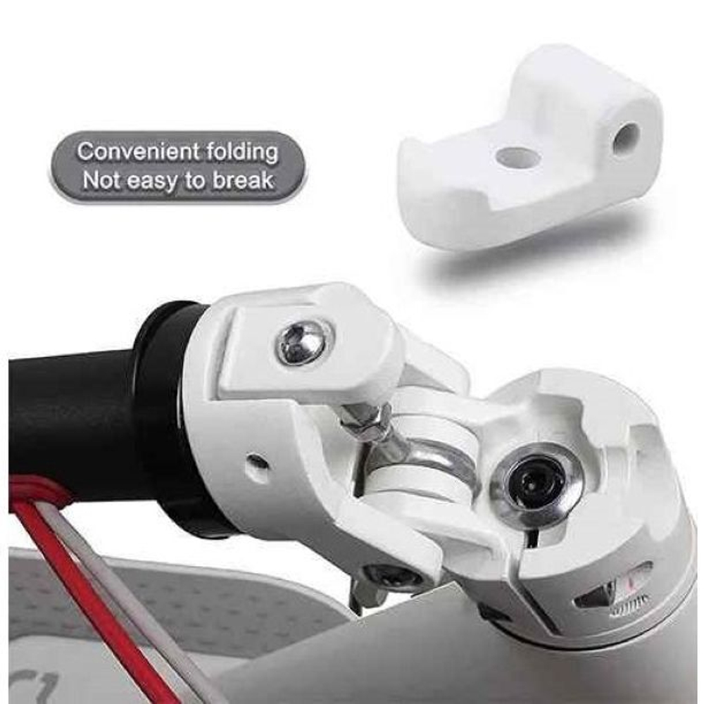 Язычок механизма складывания белый для Xiaomi M365