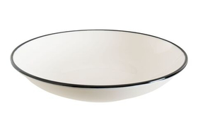 Салатник d=130 мм. 220 мл. h=38 мм. Линеа Черный, форма Гурмэ Bonna /1/12/1872/