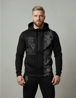 Костюм спортивный с начесом мужской LEGENDA Варяг черный