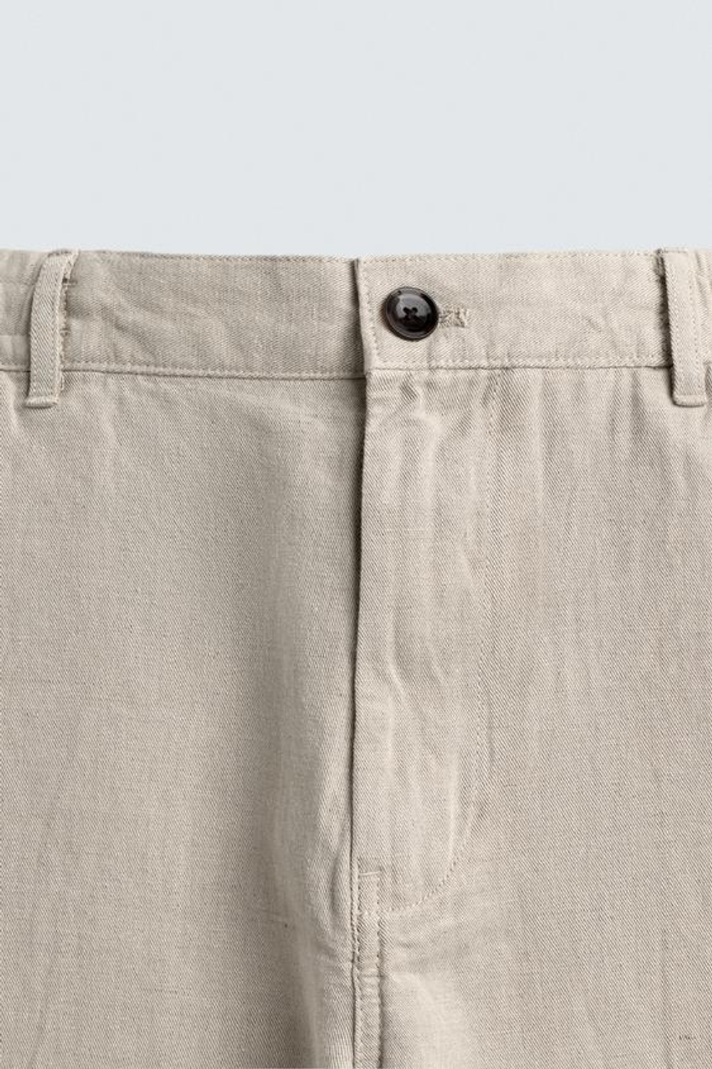 ZARA СВОБОДНЫЕ БРЮКИ STRAIGHT FIT, ЖЕМЧУЖНО-СЕРЫЙ