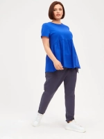 Футболка с баской оверсайз