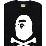 A Bathing Ape A Bathing Ape Bathing Ape Crossbone L S Tee