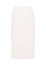 Белая юбка карандаш (в оттенке айвори)