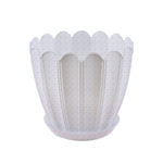 Кашпо "Хризантема" с поддоном 1л (мр)