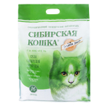 Сибирская кошка наполнитель силикагелевый для кошек элита эко (ЗЕЛЕНЫЙ)
