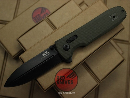 Складной нож SOG Pentagon MK3 - зеленая рукоять