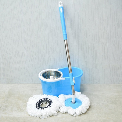 Набор для уборки "Happy Panda" (ведро с отжимом, швабра, две насадки из микрофибры), HP-MB05-S