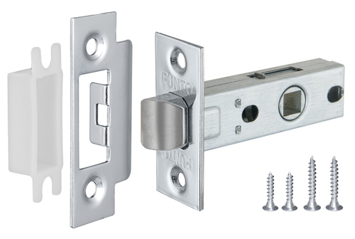 Защелка врезная Пунто L 45-8 CP, цвет хром (гарантия - 12 месяцев)