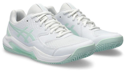 Женские Кроссовки теннисные Asics Gel-Dedicate 8 Clay - white/pale blue