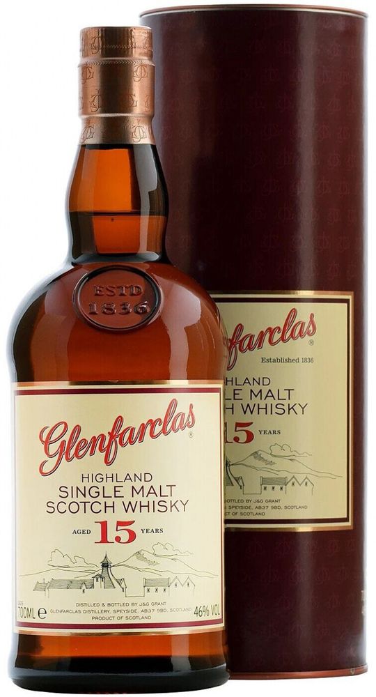 Виски Glenfarclas 15 years, 0.7 л