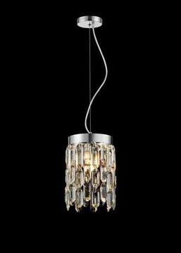 F6-ф200*H300(1200) CHROME (1) Подвесной светильник (NW)