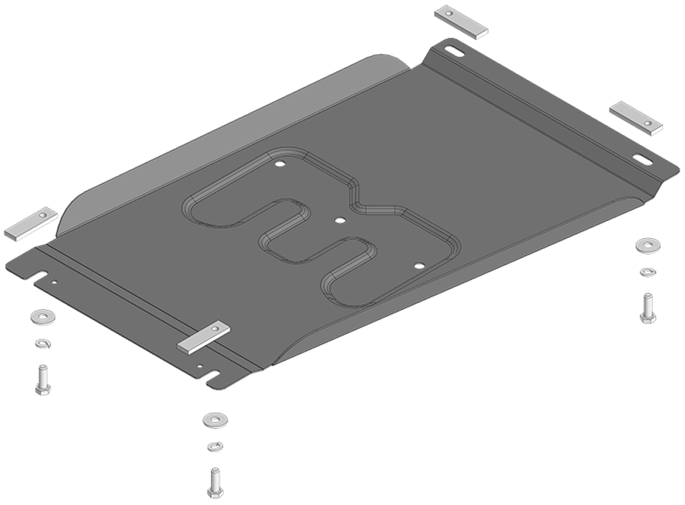 Защита стальная для Great Wall Poer Motodor.73115