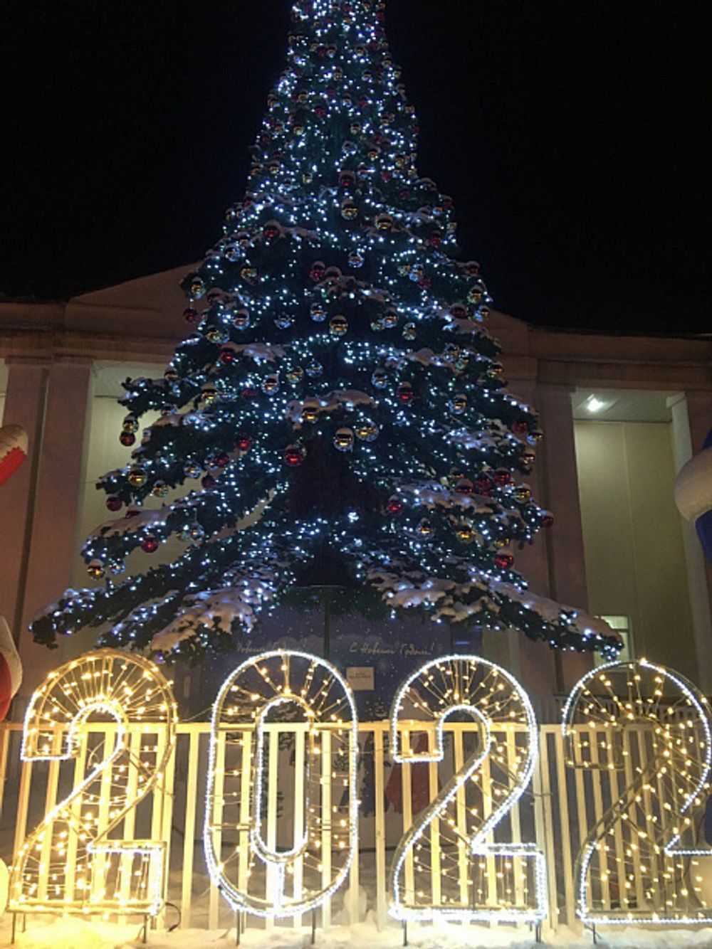 Светодинамическая елка ствольная - встроенная гирлянда: Холодный свет - "Таежная" от 11 до 21 м