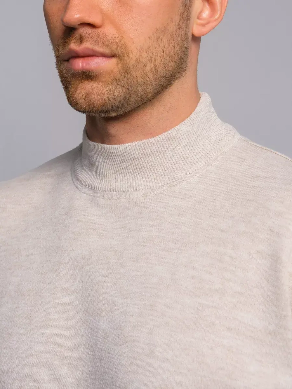 Джемпер Турция тонкий теплый с горлом