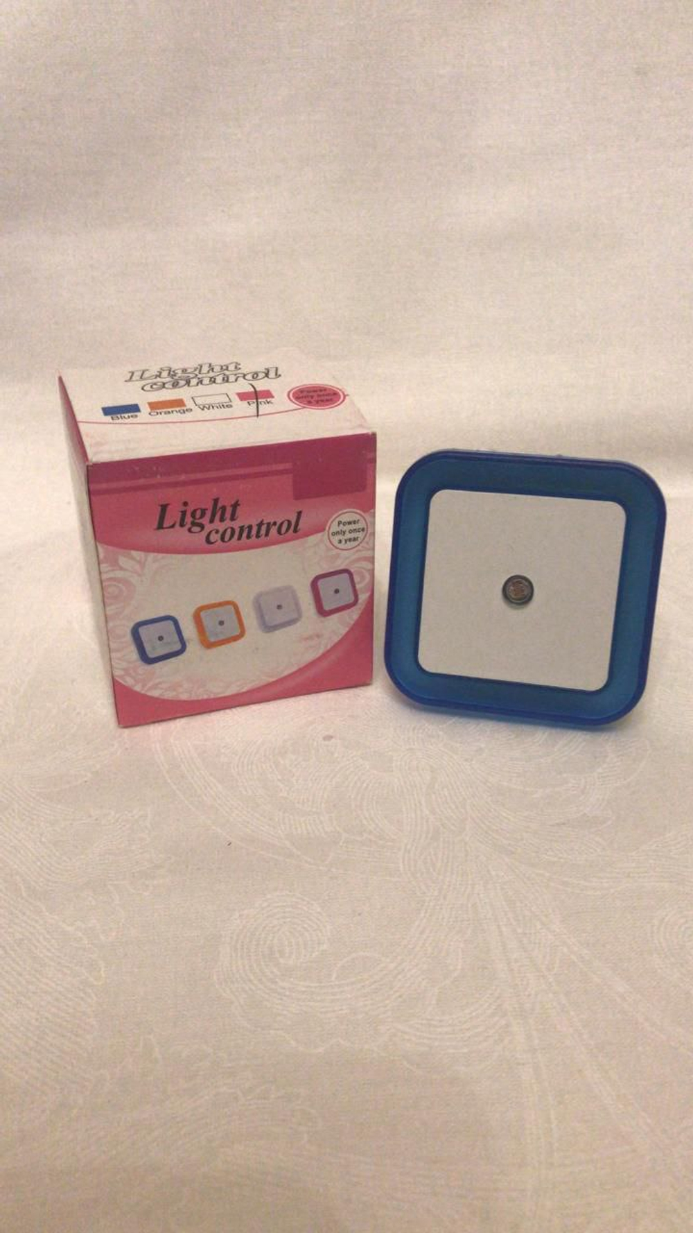 Ночник светодиодный Квадрат с датчиком освещенности