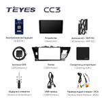 Teyes CC3 10,2"" для Toyota Corolla 2013-2016