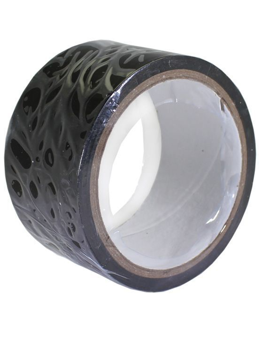 Чёрный скотч для связывания Bondage Tape - 15 м. (Цвет: черный)