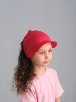 Косынка с козырьком для девочки