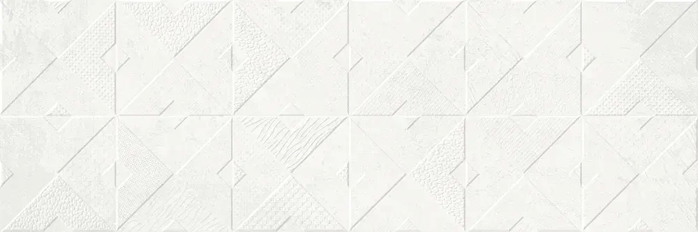 Настенная плитка ALMA Ceramica TWA11MAS027 Mars 60x20 белая матовая под геометрию