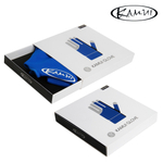 Перчатка для бильярда "Kamui QuickDry" синяя/черная правая XS
