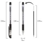 Ручка шариковая масляная с грипом BRAUBERG "Max-Oil", ЧЕРНАЯ, игольчатый узел 0,7 мм, линия письма 0,35 мм, 142142