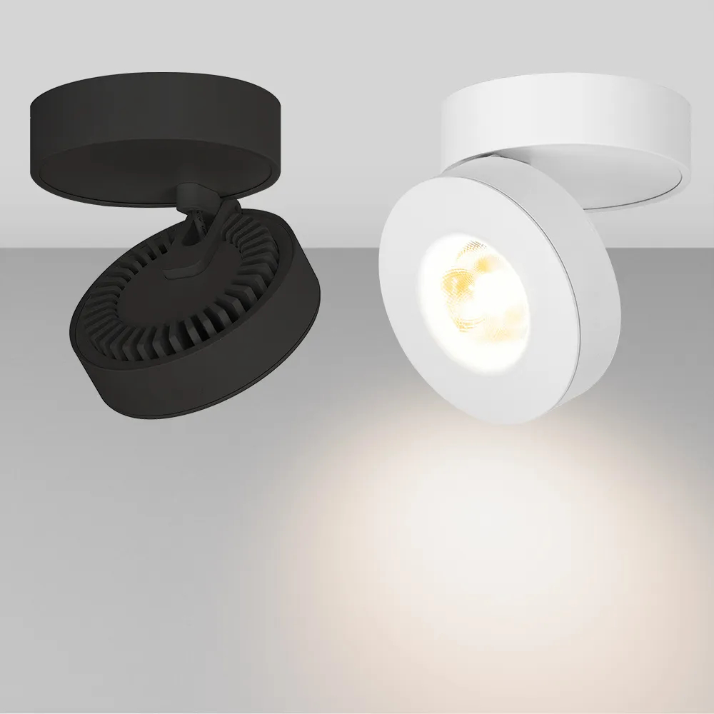Светильник SP-MONA-SURFACE-R100-12W Warm3000 (WH, 24 deg) (Arlight, IP40 Металл, 3 года) 025440(1)