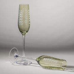 НАБОР БОКАЛОВ ДЛЯ ШАМПАНСКОГО "FLORA" ИЗ 2 ШТ. 180 МЛ