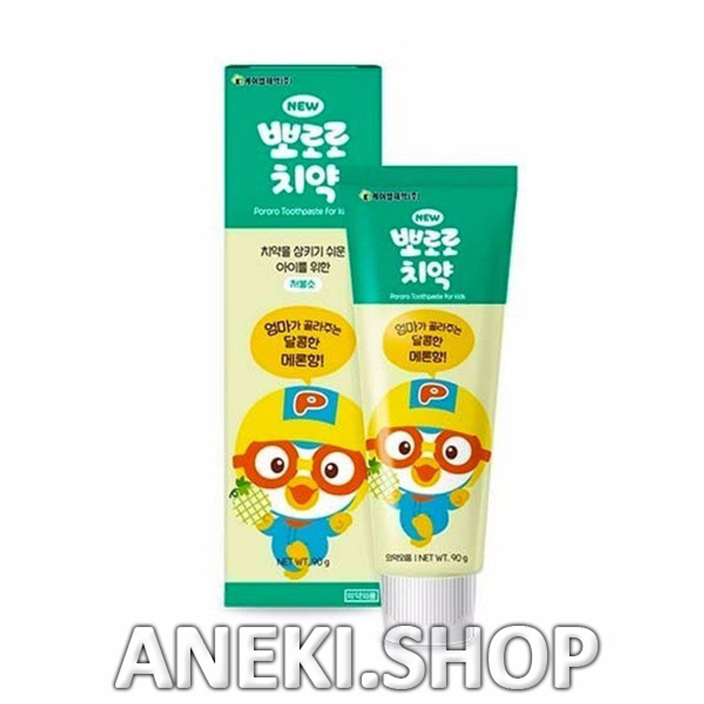 Паста детская зубная со вкусом яблока 90 г Pororo
