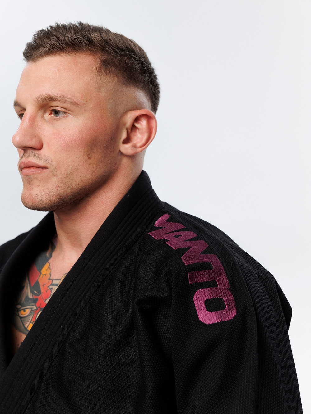 Кимоно MANTO "X5" BJJ Черно-фиолетовое