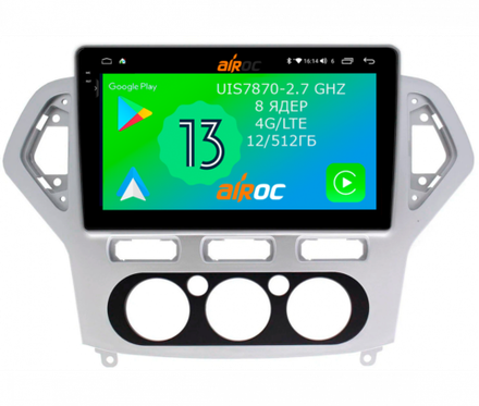 Магнитола для Ford Mondeo 4 2007-2010 - Airoc 2K AU-1708M на Android 13, TS20, 12/512Гб, SIM-слот