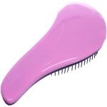 Расческа массажная «Компактная-капля», цвет фиолетовый, в коробке, 18см