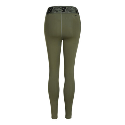 Женские теннисные брюки New Balance Relentless Crossover High Rise 7/8 Tight Women - Green
