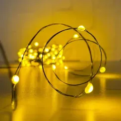 Гирлянда Капли 150 макро ламп цвета шампань, 1500 см., 8 режимов, Christmas DeLuxe (87760)