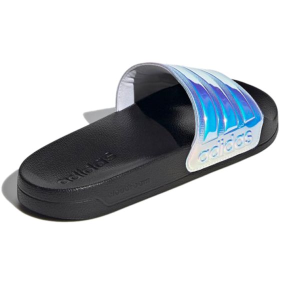 Adidas Adilette Shower Slides 'Black Blue Purple'