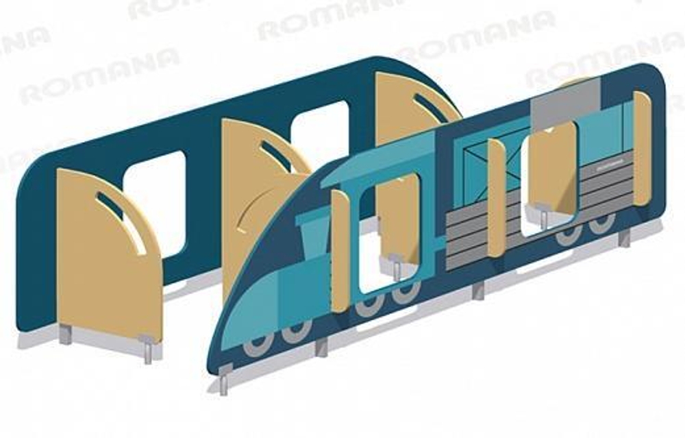 Лабиринт Локомотив Romana 206.09.00 для спортивной площадки