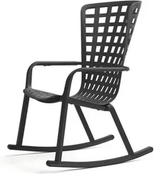 Кресло-качалка Folio черное