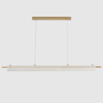 Подвесной светодиодный светильник Crystal Lux TUNNEL SP40 LED BRASS