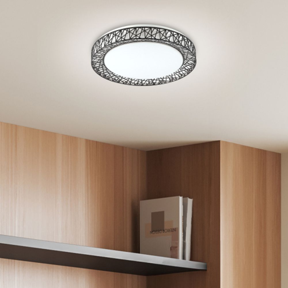 Светильник потолочный светодиодный ЭРА Классик с ДУ SPB-6-70-RC Savern В 70Вт 3400-5500К