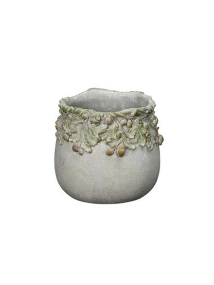 Кашпо "Желуди" бочонок D18,5xH17,5 см