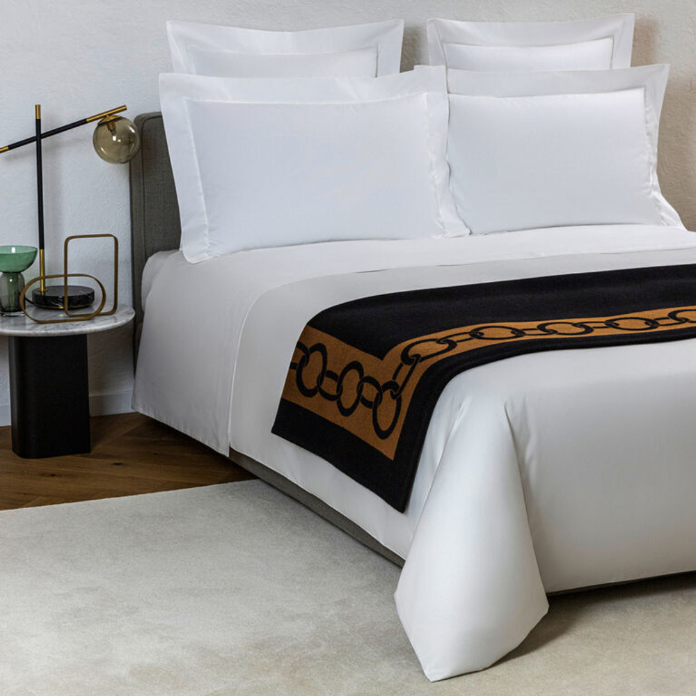 Плед Frette Chains Black/Bronze (130 x 200 см)