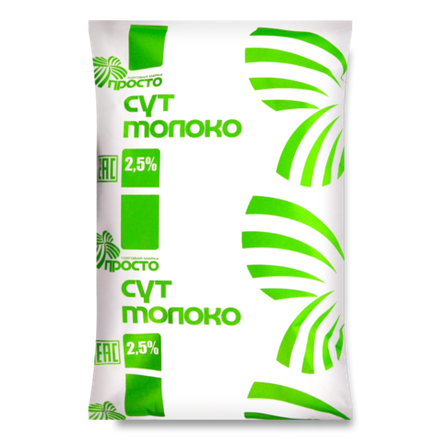 Молоко Просто 2,5 % 900 мл тфа